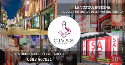 offerta insegne negozi personalizzate per visibilita aziende a lucca