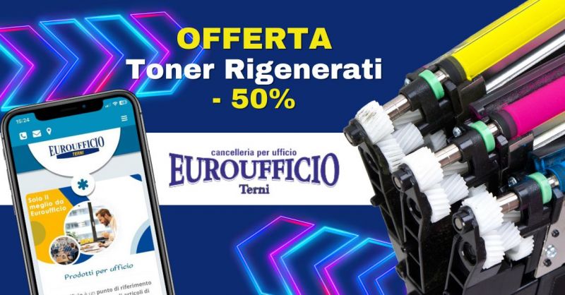  Offerta fornitura toner per stampanti rigenerati in sconto