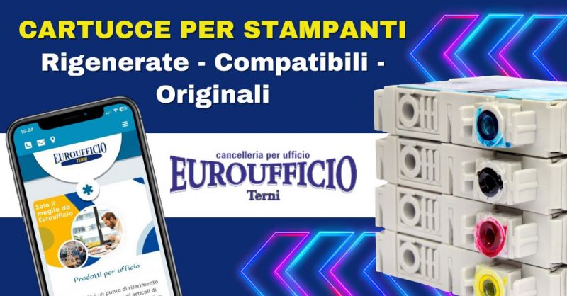 Offerta vendita cartucce per stampanti rigenerate compatibili originali