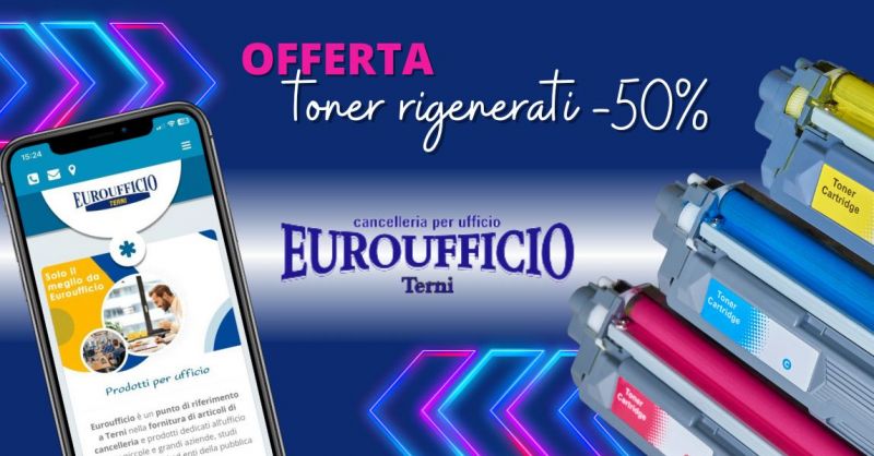 Promozione servizio rigenerazione toner stampanti in sconto