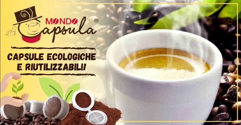 Offerta vendita capsule caffè ecologiche compostabili - Occasione vendita capsule caffè riutilizzabili Padova