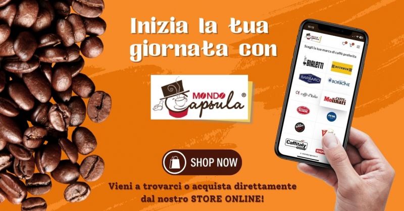 Offerta online vendita caffè in grani e macinato dei migliori marchi