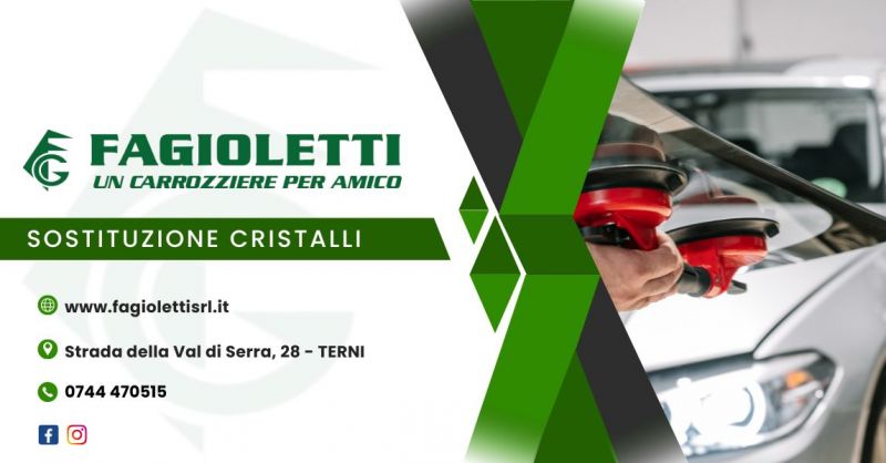 Servizio riparazione e Sostituzione cristalli auto