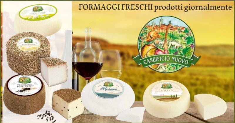 promozione vendita formaggi Poggibonsi - offerta latticini artigianali caseificio Siena