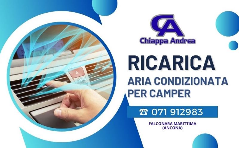 ricarica aria condizionata camper falconara maritima