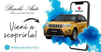 promozione acquisto auto suv nuova suzuki vitara