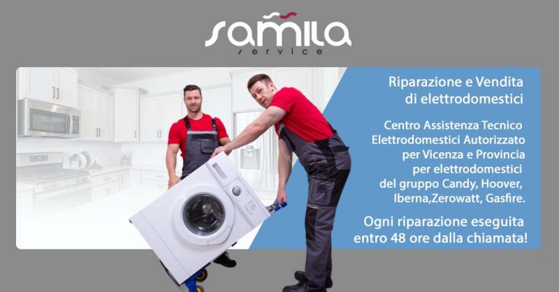Riparazione elettrodomestici eseguita entro 48 ore dalla chiamata