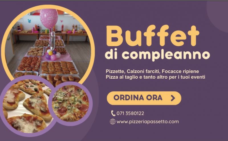 buffet d'asporto per compleanni