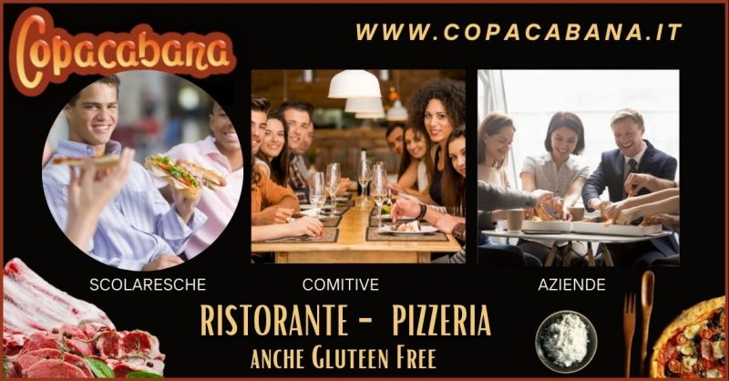 offerta ristorante cene aziendali e scolastiche Trieste - COPACABANA Ristorante e Pizzeria