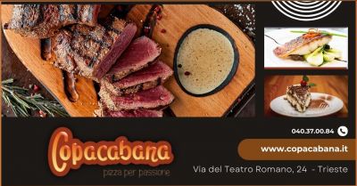 offerta ristorante italiano mare e terra trieste copacabana