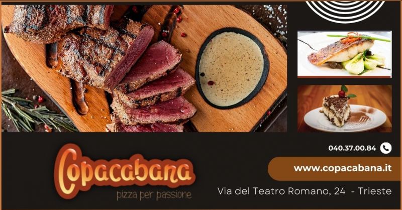 offerta ristorante italiano mare e terra Trieste - COPACABANA