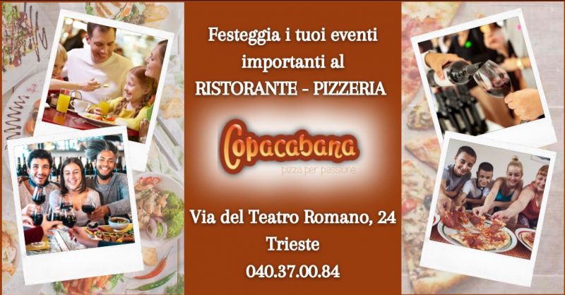 occasione ristorante per eventi e feste Trieste - offerta locale per feste Trieste