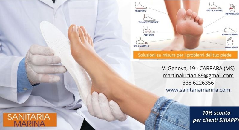 plantari ortopedici su misura per patologie piede