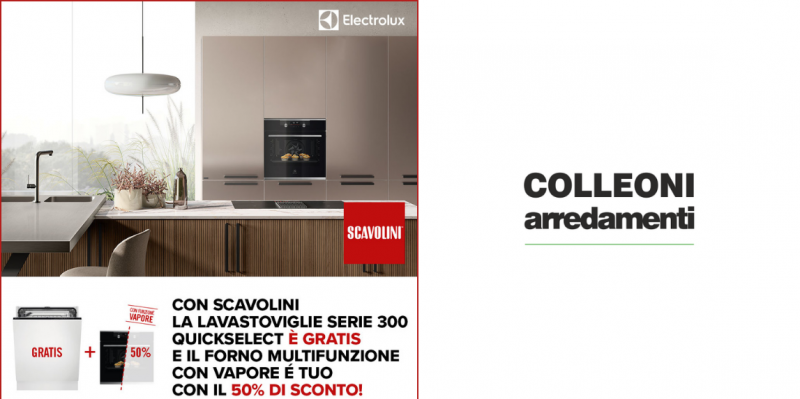 promozione cucina scavolini con lavastoviglie e forno Electrolux curno