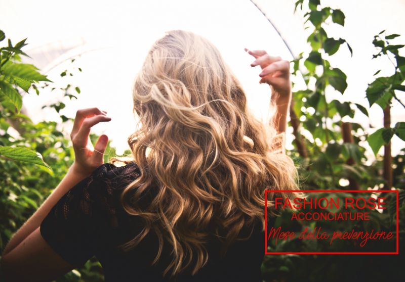 FASHION ROSE acconciature offerta check up gratuito capello- prodotti biologici naturalmente