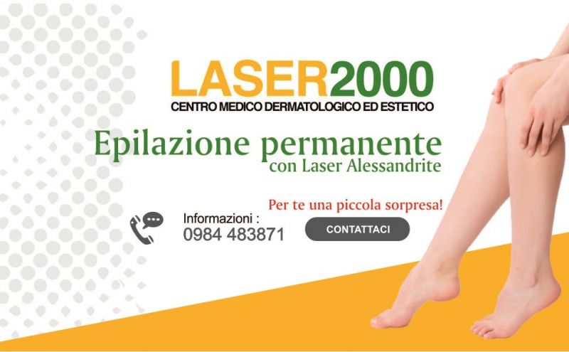 offerta centro estetico per epilazione permanente con laser alessandrite
