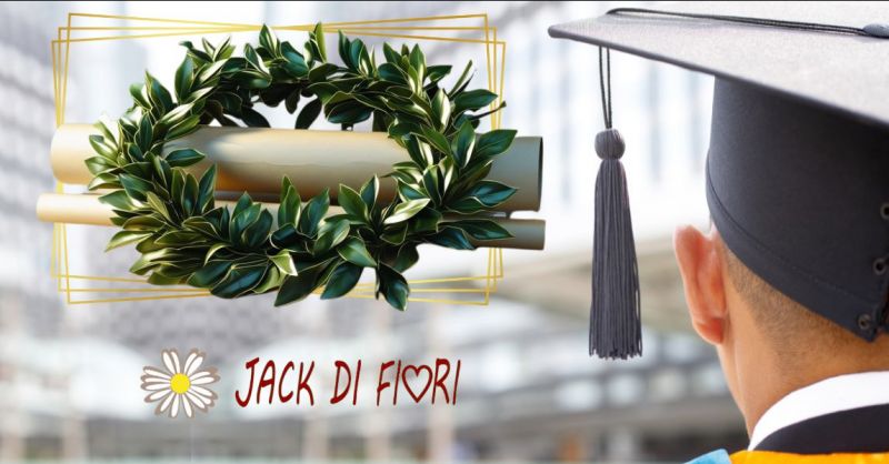 realizzazione composizione fiori laurea