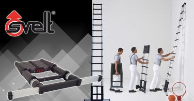 offerta scala a pioli telescopica bergamo occasione scala ultracompatta in alluminio anodizzato bergamo