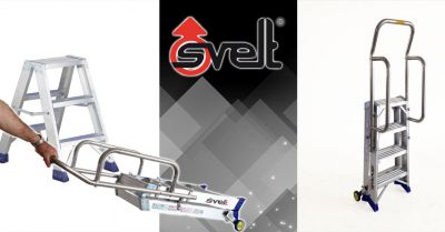offerta sgabello professionale pieghevole in alluminio bergamo occasione scala a forbice professionale