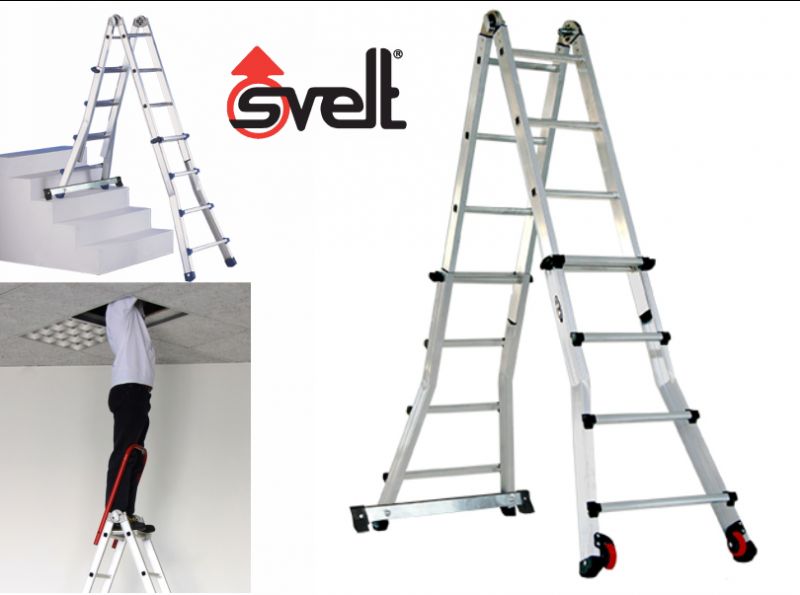 SVELT offerta scala telescopica multiposizione – promo scale uso professionale alluminio