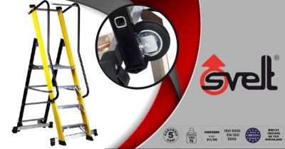 svelt scala professionale isolata elettricamente moby fibra altezza max m 2 03 in vetroresina