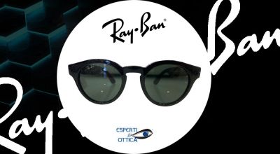  offerta vendita online occhiali da sole rayban stories round rw4003 colore shiny black scontati esperti in ottica