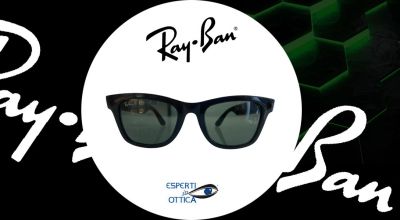  offerta acquista online occhiali da sole rayban stories wayfarer montatura nero lucido esperti in ottica