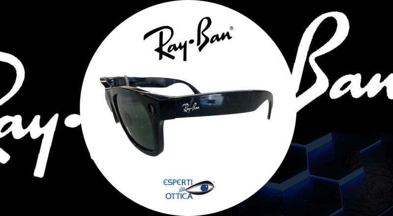 PROMOZIONE VENDITA ONLINE RAYBAN STORIES WAYFARER OCCHIALI DA SOLE CALIBRO 52 NERO LUCIDO - ESPERTI IN OTTICA