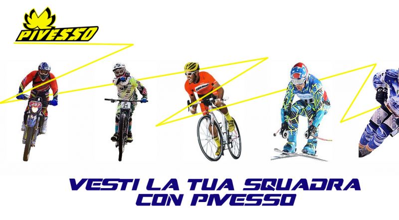  Offerta vendita abbigliamento sportivo personalizzato Treviso - Pivesso Abbigliamento