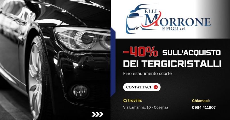 tergicristalli auto in sconto