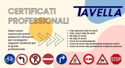 offerta autoscuola certificati professionali pordenone occasione esami patente certificati professionali pordenone