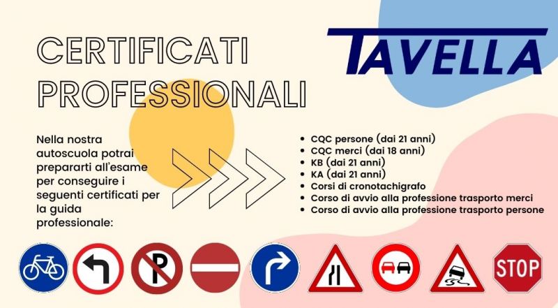 Offerta autoscuola certificati professionali Pordenone  – occasione esami patente certificati professionali Pordenone