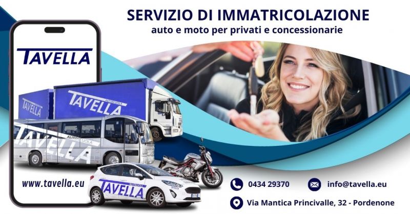 Servizi di immatricolazione auto per privati e concessionarie