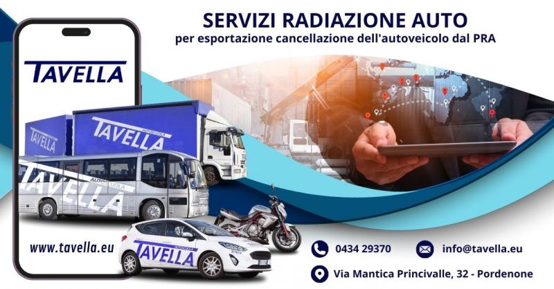 Servizio radiazione auto cancellazione dal PRA
