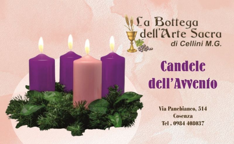 offerta vendita candele dell'avvento