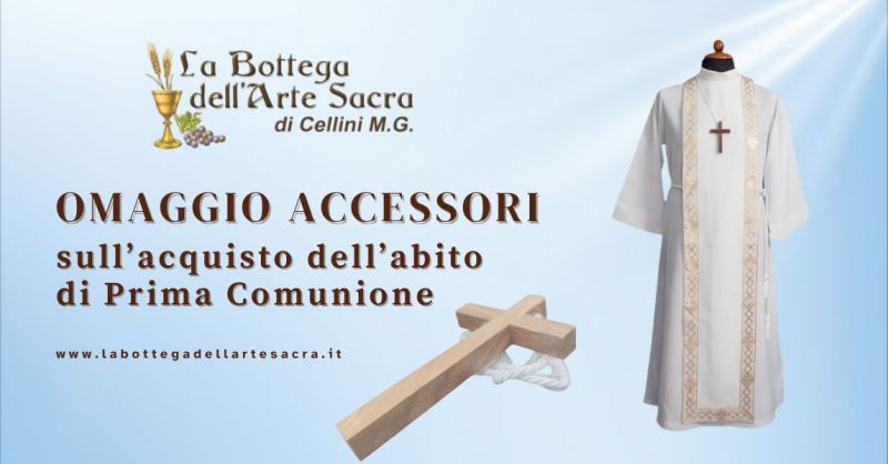 tunica per prima comunione con accessori in omaggio