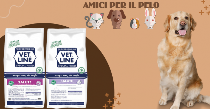 Offerta cibo secco cani monoproteico pesce e riso - occasione vendita Vet Line salute gusto cervo Bergamo