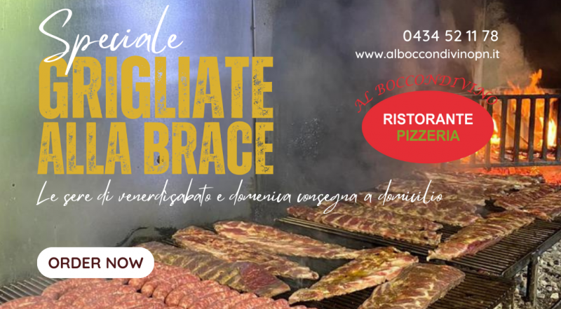 Offerta ristorante con menu grigliata Pordenone – occasione grigliata con consegna a domicilio Pordenone