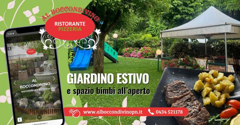 Ristorante cucina tradizionale con giardino estivo