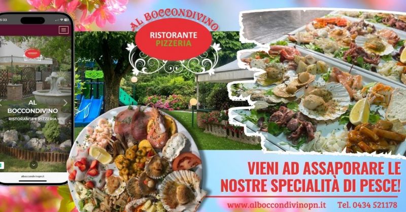 Ristorante con specialità di pesce