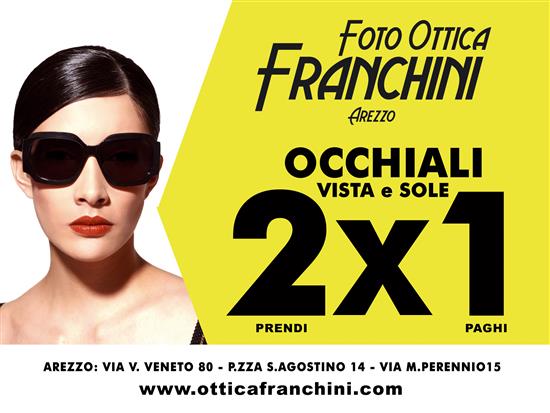 Occhiali da sole on sale prendi 2 paghi 1