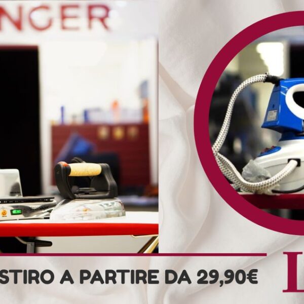 Vendita ferri da stiro in promozione a Taranto da Singer di Lelio Fanelli