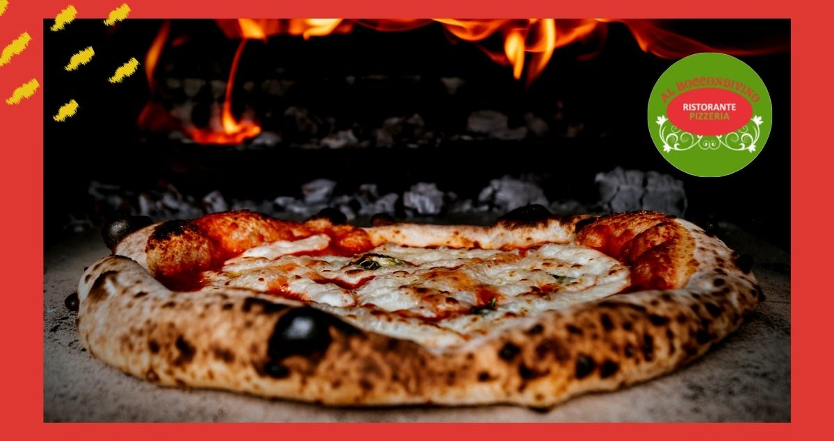 pizza cotto al forno a legna al Boccondivino pizza cotto al forno a legna al Boccondivino