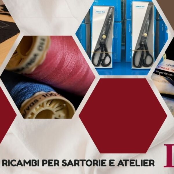 Accessori e ricambi per sartorie e atelier a Taranto da Singer di Lelio Fanelli