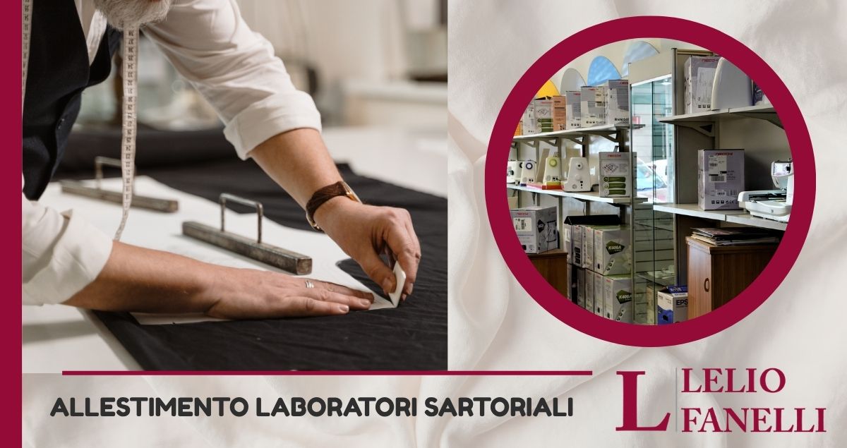 Allestimento laboratori sartoriali a Taranto da Singer di Lelio Fanelli Allestimento laboratori sartoriali a Taranto da Singer di Lelio Fanelli