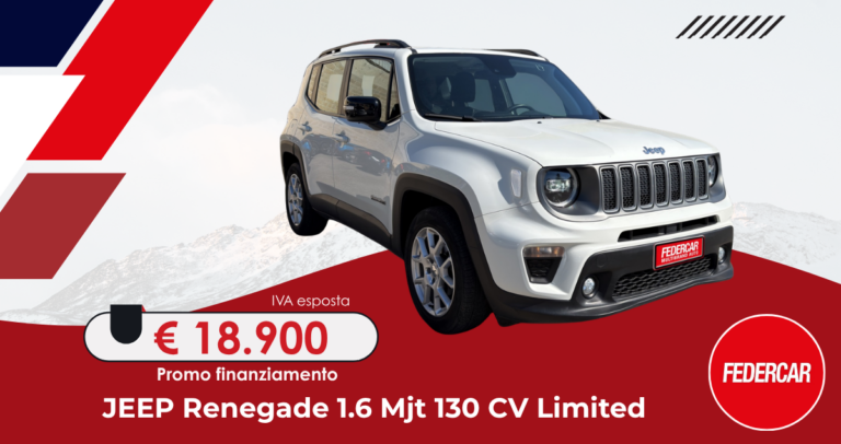 Jeep Renegade 1.6 usata in offerta a Lecce da Federcar