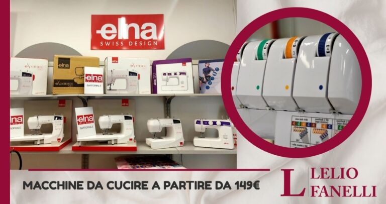 Offerta macchine da cucire professionali a Taranto da Singer di Lelio Fanelli