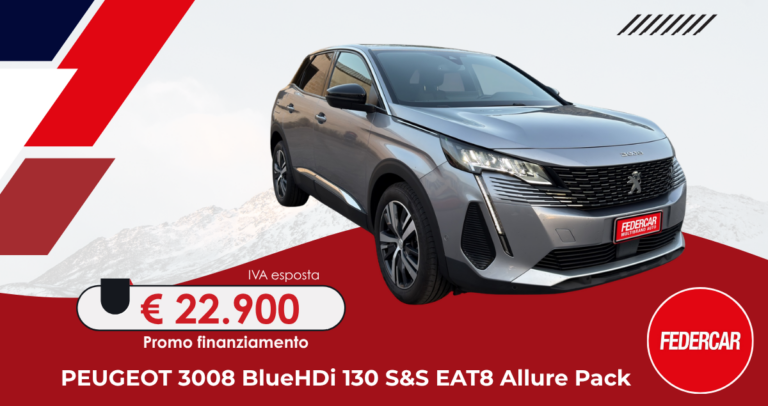 Peugeot 3008 usata in offerta a Lecce da Federcar