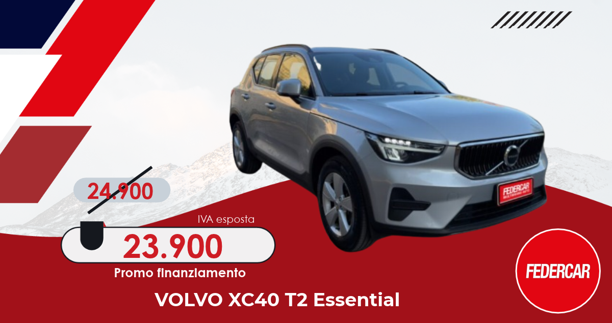volvo xc40 t2 essential in offerta a lecce da federcar